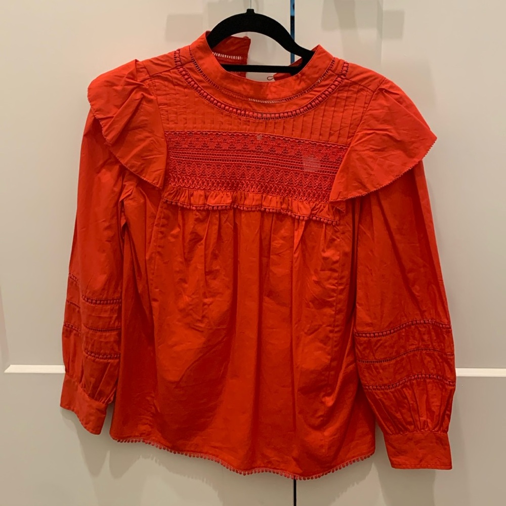 NWT J Crew Red Top